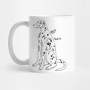 Dalmatian Sketch Mug